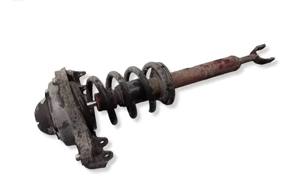 Audi A6 S6 C6 4F Front shock absorber with coil spring 
