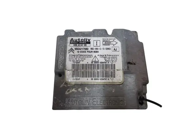 Citroen C4 I Picasso Airbag control unit/module 9664217980 606474700