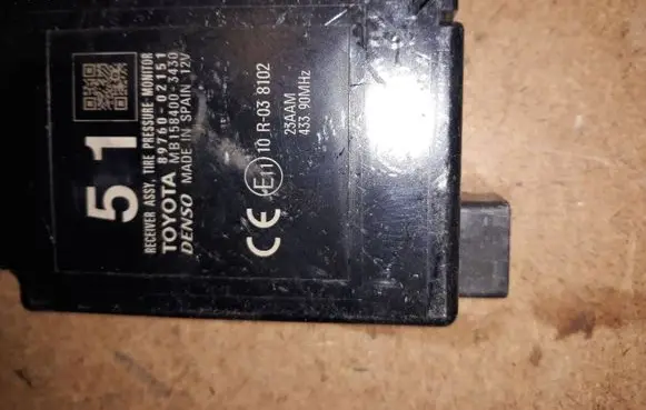 Toyota Auris E180 Tire pressure control unit 8976002151
