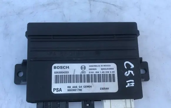 Citroen C5 Parking PDC control unit/module 0263004203 9663821780 6002JC0860