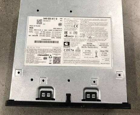 Volkswagen Golf VIII MMI control unit 5H0035876E