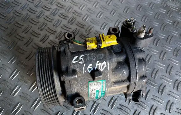 Citroen C4 I Air conditioning (A/C) compressor (pump) 9656572680