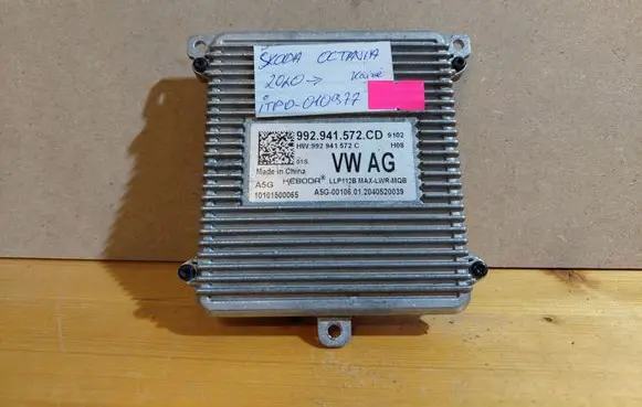Skoda Octavia Mk4 Headlight ballast module Xenon 992941572CD ITPD010977