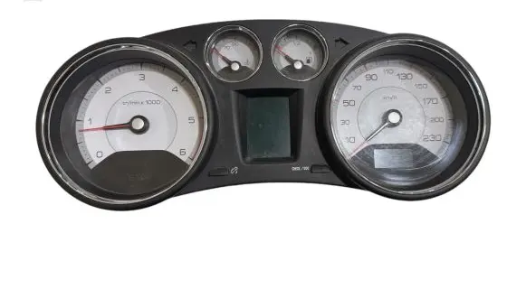 Peugeot 308 Speedometer (instrument cluster) 9665107680 503001555311