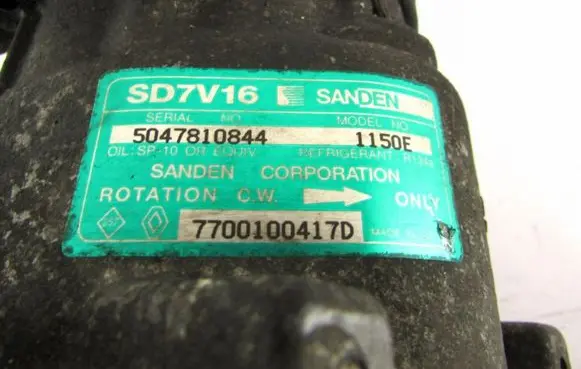 Renault Kangoo I Air conditioning (A/C) compressor (pump) 5047810844
