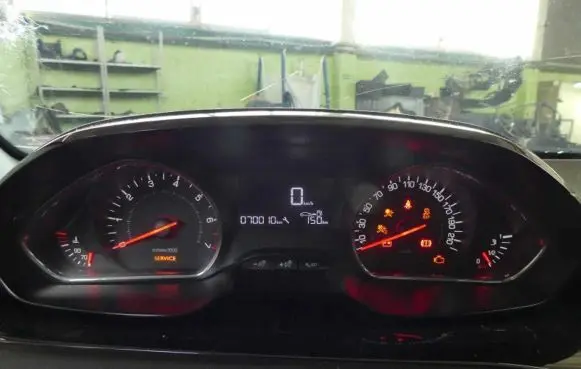 Peugeot 208 Speedometer (instrument cluster) 9673777580G IMPRK1154247
