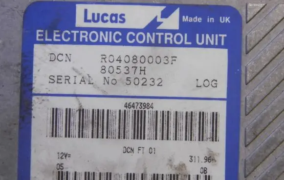 Fiat Bravo - Brava Engine control unit/module ECU RO4080003F