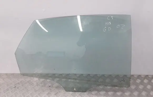Rear door window glass