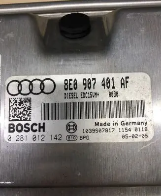 Audi Q7 4L Engine control unit/module 8E0907401AF 0281012142 1039S07817