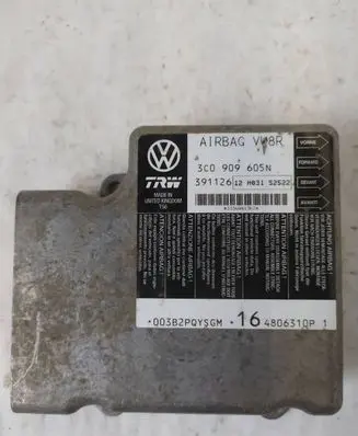 Volkswagen PASSAT B6 Airbag control unit/module 3C0909605N