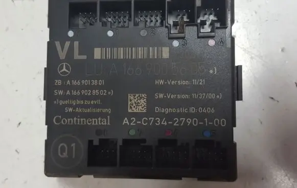Mercedes-Benz B W246 W242 Door control unit/module A1669005605