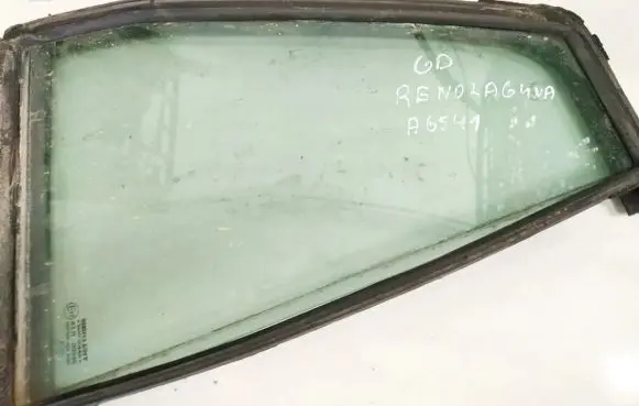Rear vent window glass