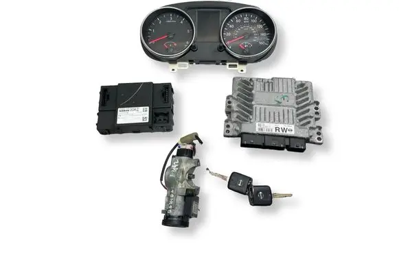 Nissan Qashqai Engine ECU kit and lock set S180033108A 24810BR30C 23710BR30A