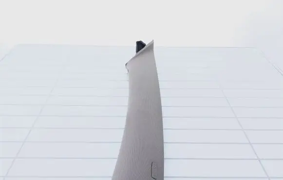 Volkswagen PASSAT B6 (A) pillar trim MOG107158 683MOG15030636