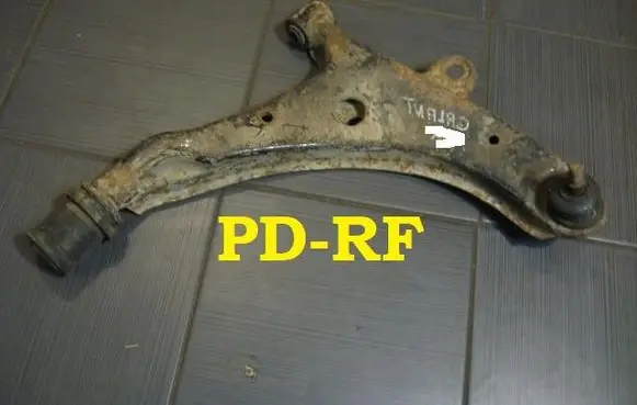 Mitsubishi Galant Front lower control arm/wishbone MD489374