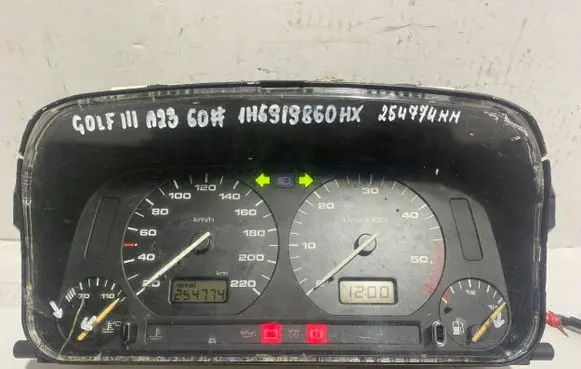 Volkswagen Golf III Speedometer (instrument cluster) 1H6919860HX