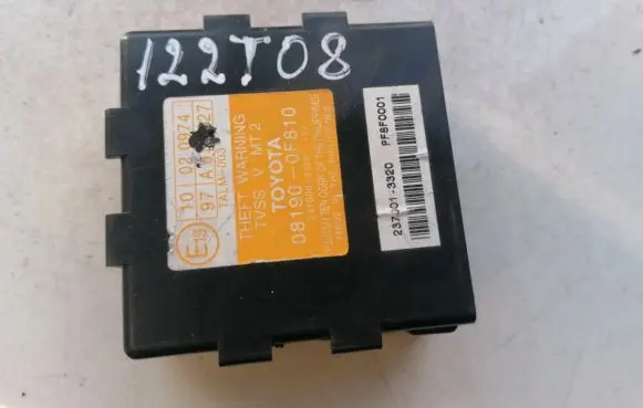 Toyota Corolla Verso AR10 Alarm control unit/module 081900F810 08190-0F810