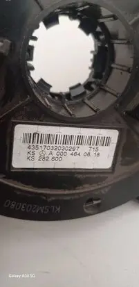 Mercedes-Benz C W203 Airbag slip ring squib (SRS ring) A0004640618