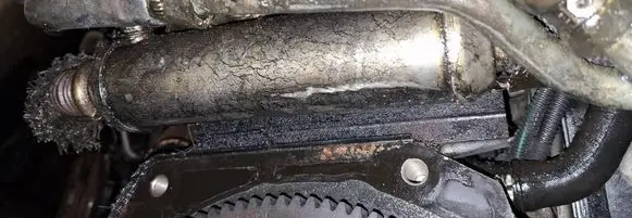EGR valve cooler