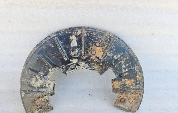 Audi Q7 4L Front brake disc dust cover plate 7L0615311B