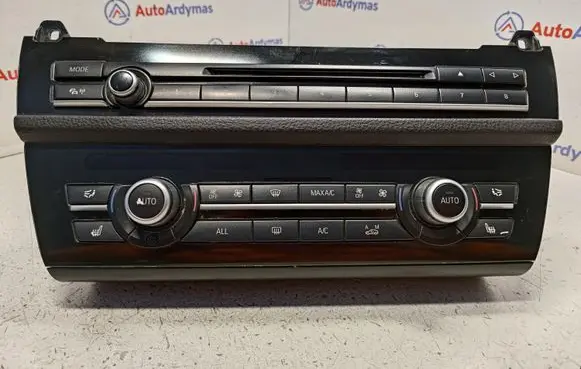 BMW 5 F10 F11 Climate control unit 9306153