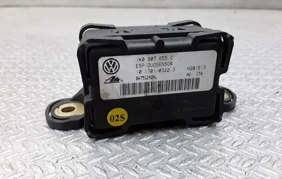 Volkswagen Touran I ESP acceleration yaw rate sensor 1K0907655C