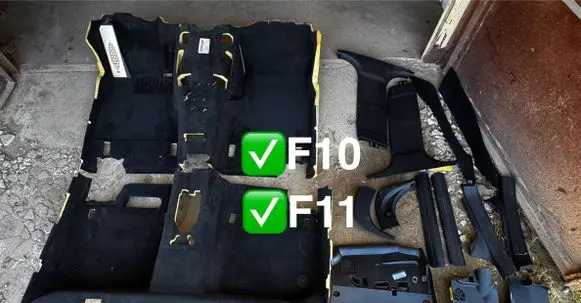 BMW 5 F10 F11 Interior carpet 8057097 108057120