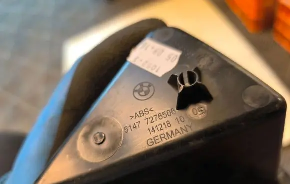 BMW 6 F12 F13 Glove box 7276506