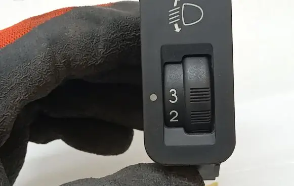 Peugeot 206 CC Headlight level height control switch 1925699