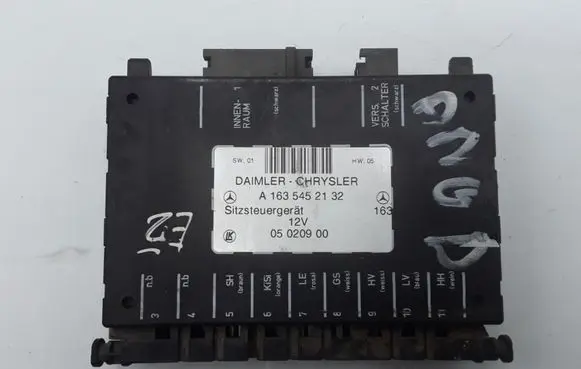 Mercedes-Benz ML W163 Seat control module A1635452132 05020900