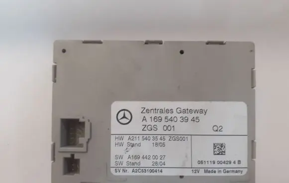 Mercedes-Benz A W169 Gateway control module A1694420027 A1695403945