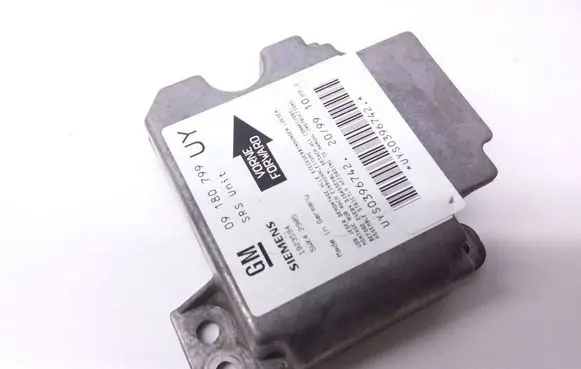 Opel Astra G Airbag control unit/module 09180799