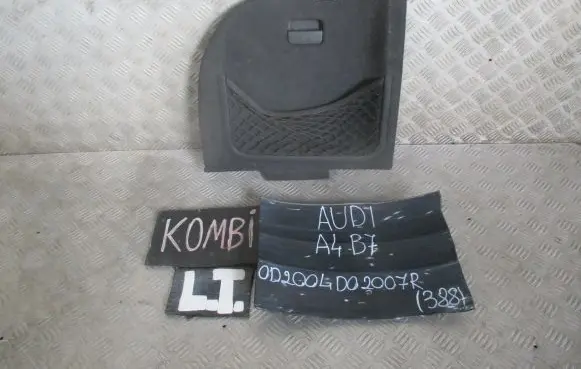 Audi A4 S4 B7 8E 8H Trunk/boot side trim panel 8E9863989