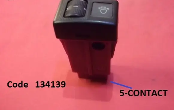 Mazda 626 Headlight level height control switch 134139