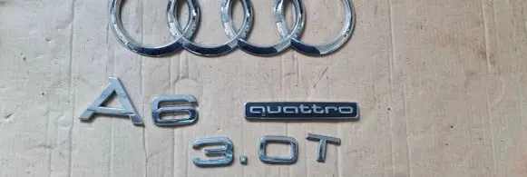 Audi A6 C7 Manufacturers badge/model letters 
