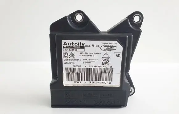 Peugeot 308 Airbag control unit/module 9807568180