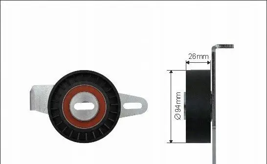 Citroen Jumper Generator/alternator belt tensioner 4007E4