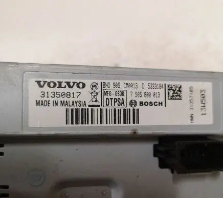 Volvo V40 Screen/display/small screen 31350817 7505800013