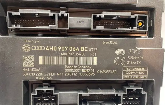 Audi A6 C7 Comfort/convenience module 4H0907064BC 5DK01022822