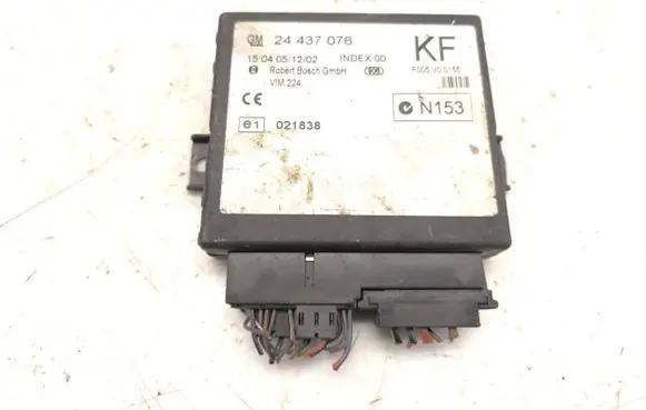 Opel Zafira A Comfort/convenience module 24437076 021838