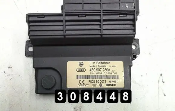 Audi A8 S8 D3 4E Engine control unit/module 4E0907280A