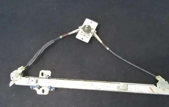 Fiat Doblo Front door window regulator with motor 75167670