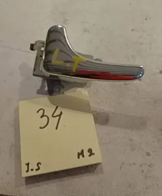 Opel Corsa D Rear door interior handle 13297813