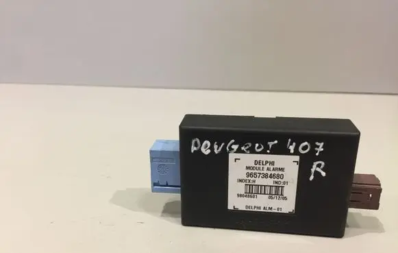 Peugeot 407 Alarm control unit/module 9657384680 98048601