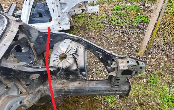 BMW X6 E71 Front side member 7174281 7174455 774273