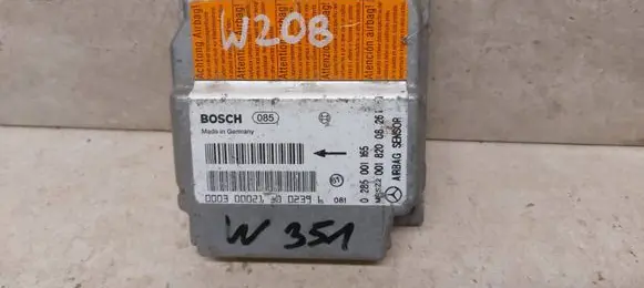 Mercedes-Benz CLK A208 C208 Airbag control unit/module 0285001165 0018200826