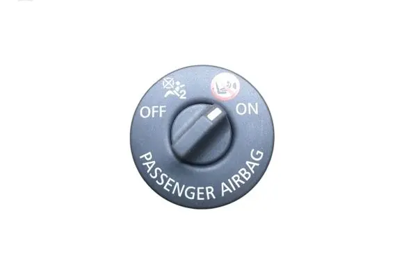 Passenger airbag on/off switch