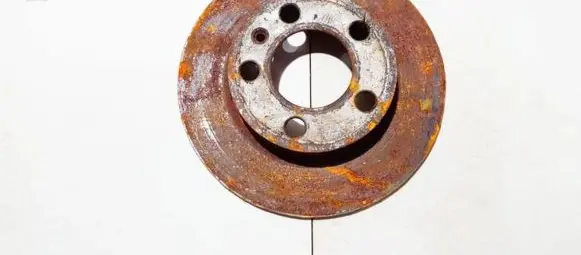 Audi A3 S3 8L Rear brake disc neventiliuojamas