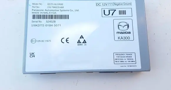 Mazda CX-5 II Other control units/modules KDTS66DR0E CQTM6CE44M
