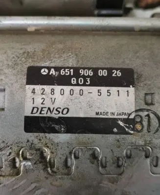 Mercedes-Benz Sprinter W906 Starter motor 4280005511 A6519060026